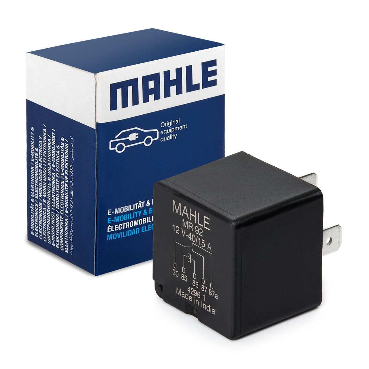 MAHLE ORIGINAL MR 92: Przekaznik, prąd pracy