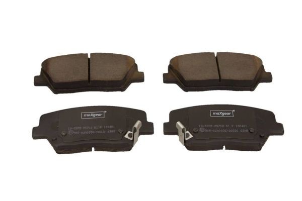 MAXGEAR 19-3378: Piduriklotsid Esisild