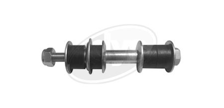 DYS 30-73672: Stabilizatoriaus traukė priekinė ašis, kairė, priekinė ašis, dešinė, 127mm, plieno liejinys