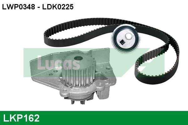 LUCAS LKP162: Kit cinghia distribuzione, pompa acqua N° denti: 114, Largh.: 17mm