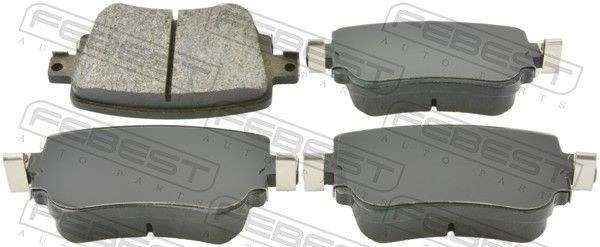 FEBEST 2601-OCTA7R: Piduriklotsid Tagasild