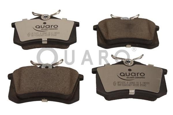 QUARO QP7107C: Plăcuțe de frână QUARO SILVER CERAMIC