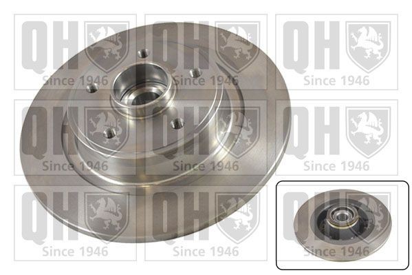QUINTON HAZELL BDC5297: Bremsscheibe Ø: 274mm, voll, Ø: 274mm, mit integriertem Radlager, mit integriertem magnetischen Sensorring