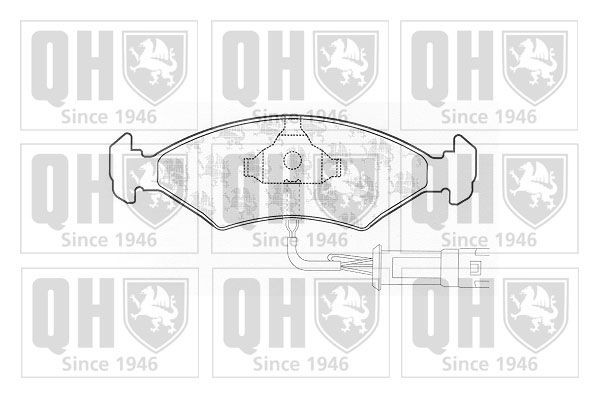 QUINTON HAZELL BP160: Piduriklotsid