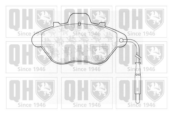 QUINTON HAZELL BP453: Piduriklotsid