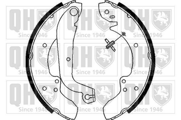 QUINTON HAZELL BS688: Piduriklotside komplekt