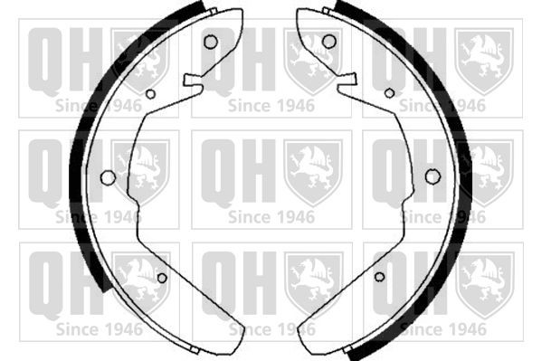 QUINTON HAZELL BS700: Juego de zapatas de frenos