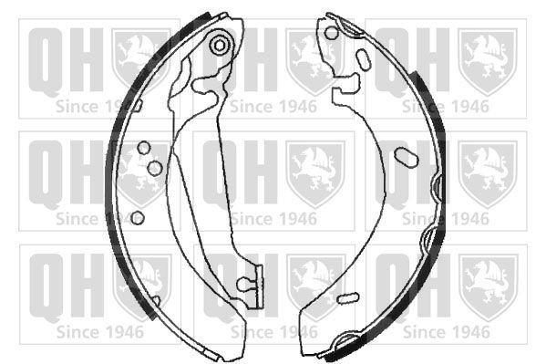 QUINTON HAZELL BS807: Piduriklotside komplekt