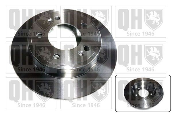 QUINTON HAZELL BDC6108: Disco de freno Ø: 262mm, macizo, Ø: 262mm