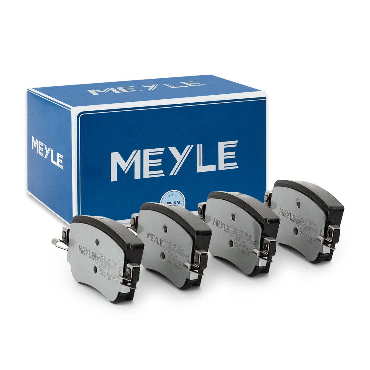 MEYLE 025 251 0917/PD: Piduriklotsid MEYLE-PD: Advanced performance and design. Tagasild, koos kokkusurumisvastase plekiga
