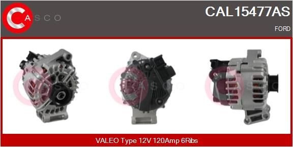 CASCO CAL10265AS: Laturi 150A, Integroidulla säätimellä