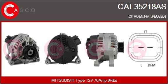 CASCO CAL15363AS: Laturi 140A