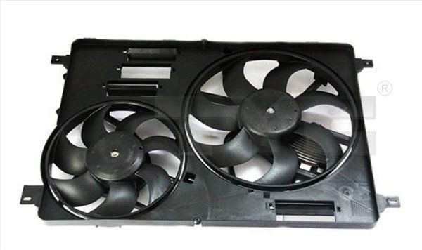 TYC 838-0009: Radiaatori ventilaator 300mm, koos juhtseadmega, koos jahutusventilaatoriraamiga(Zarge)