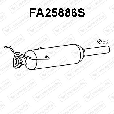 VENEPORTE FA25886S: Tahmafilter koos osadega