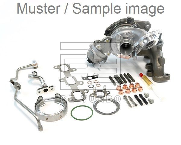 BE TURBO 128126REDSK2: Turboaggregat med oljetilledning, med oljefrånledning, med påbyggnads-/fästmaterial