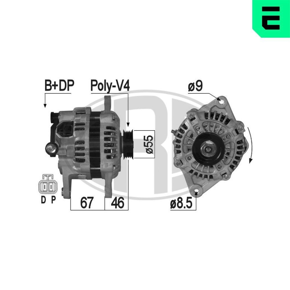 ERA 209310A: Laturi 80A