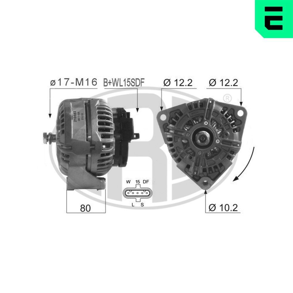 ERA 210593A: Laturi 110A
