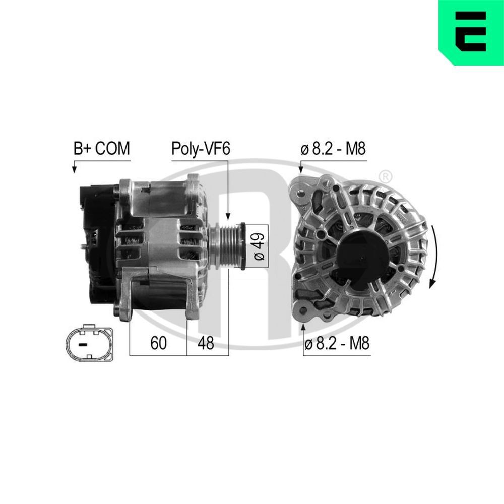 ERA 210706A: Alternator 140A