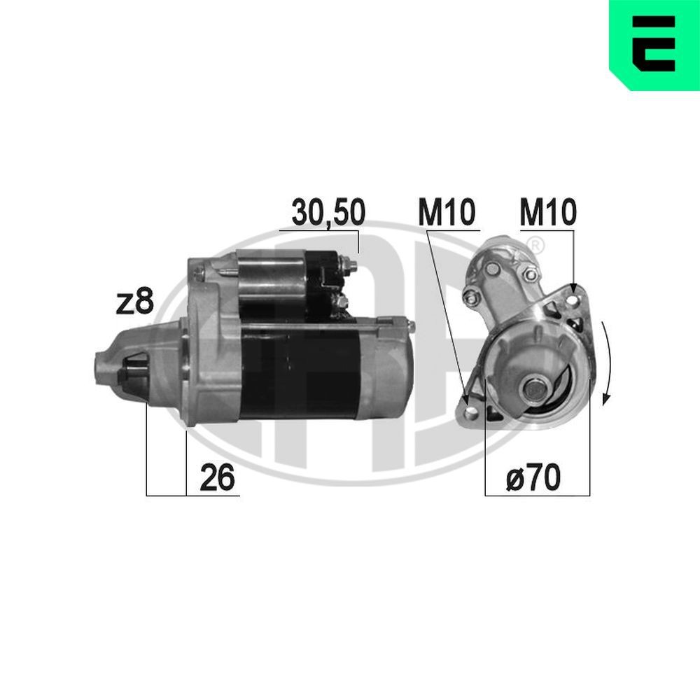 ERA 220826A: Starter 1,2kW