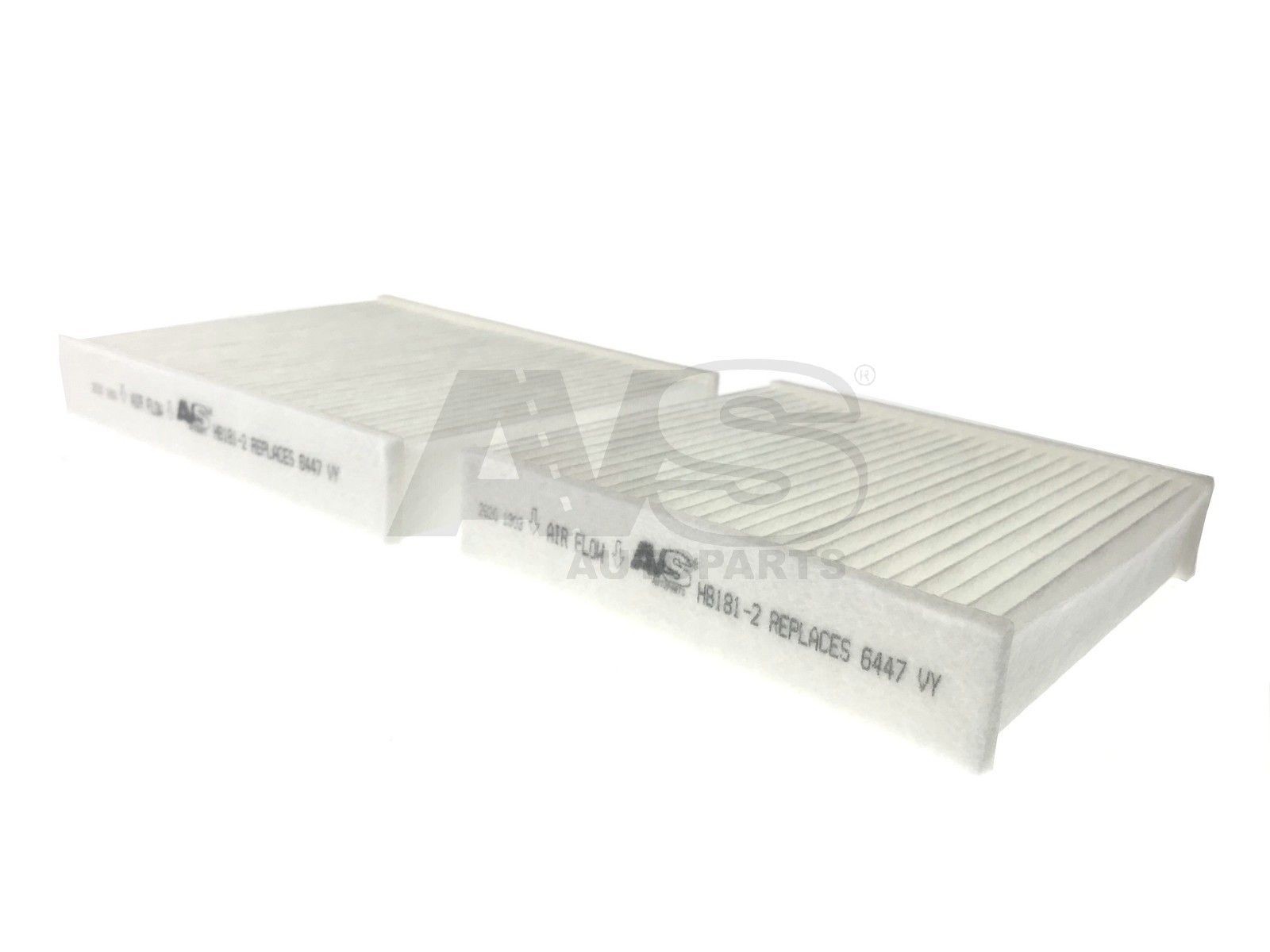 AVS AUTOPARTS HB181-2 Innenraumfilter Partikelfilter
