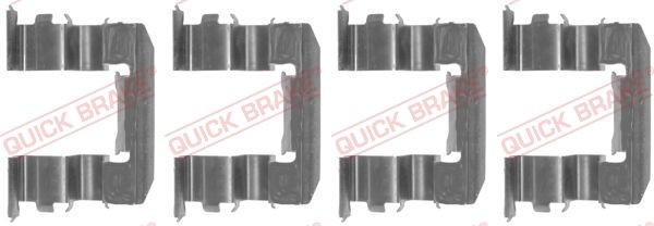 QUICK BRAKE 109-1184: Zestaw montażowy klocków hamulcowych