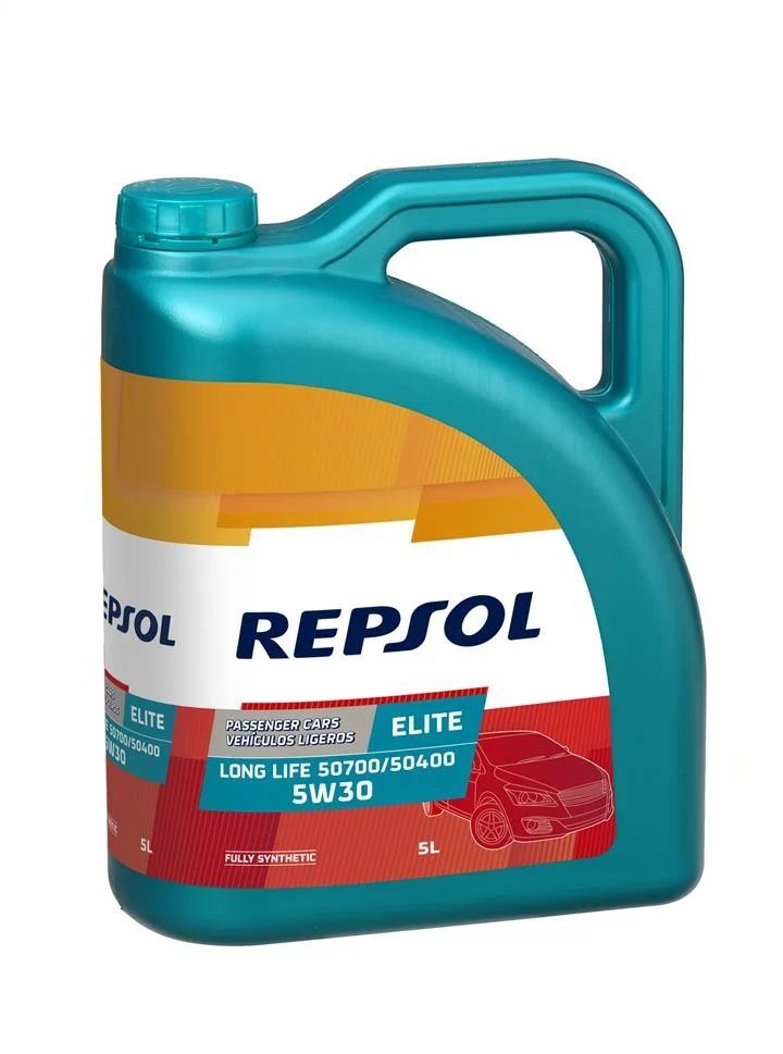 REPSOL RP135U55: Mootoriõli RP Elite Long Life 50700/50400 5W30 5l, 5W-30 ELITE, Longlife 50700/50400