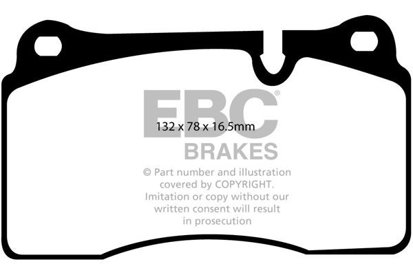 EBC Brakes DP41922R: Piduriklotsid Esisild