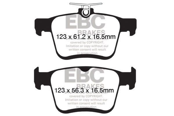 EBC Brakes DP42153R: Piduriklotsid Tagasild