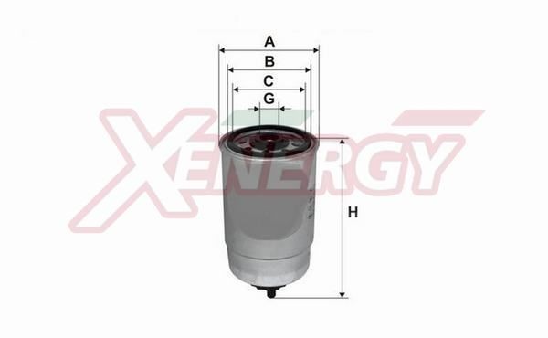 AP XENERGY X1510403: Degvielas filtrs