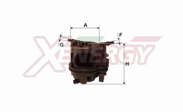 AP XENERGY X1510449: Brændstof-filter