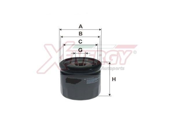 AP XENERGY X1596434: Filtro olio