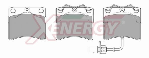 AP XENERGY X40468: Piduriklotsid
