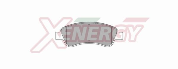 AP XENERGY X40781: Fékbetét készlet, tárcsafék