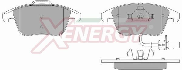 AP XENERGY X41077: Piduriklotsid