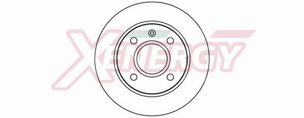 AP XENERGY X601061: Piduriketas Ø: 239mm, täis, Ø: 239mm, värvitud