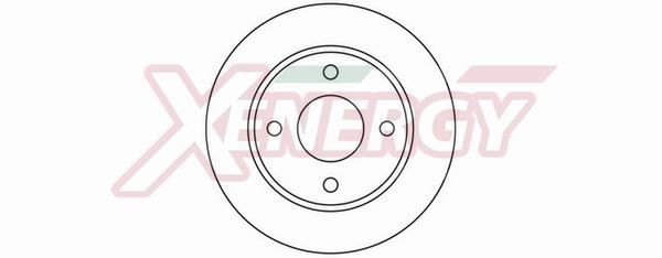 AP XENERGY X601063: Piduriketas Ø: 240mm, täis, Ø: 240mm, värvitud