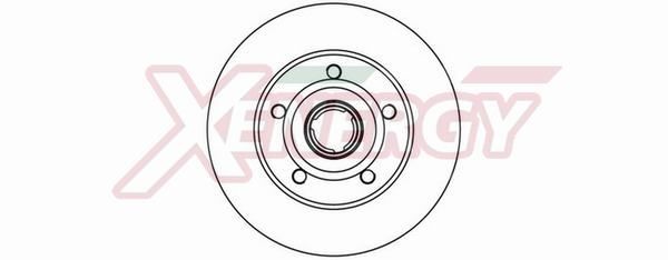 AP XENERGY X601112: Piduriketas Ø: 245mm, täis, Ø: 245mm, värvitud