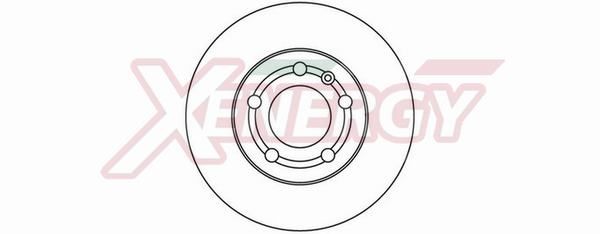 AP XENERGY X602056: Brzdový kotúč Ø: 256mm, vetraný, Ø: 256mm, lakovane