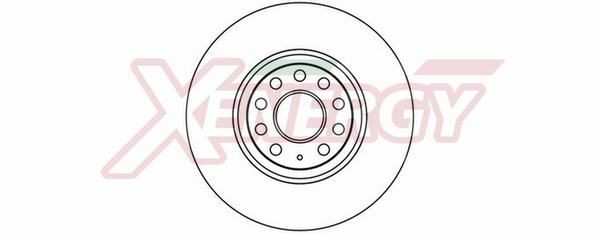 AP XENERGY X602072: Piduriketas Ø: 312mm, õhutusega, Ø: 312mm, värvitud