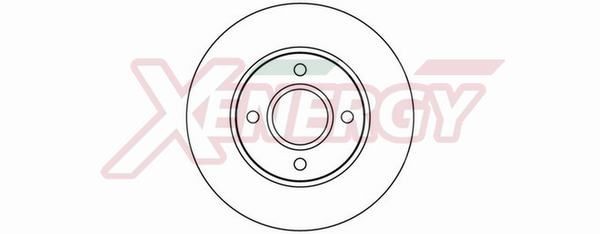 AP XENERGY X602087: Piduriketas Ø: 258mm, õhutusega, Ø: 258mm, värvitud