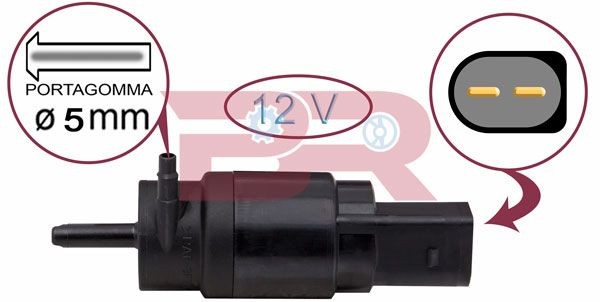 BOTTO RICAMBI BRAC5670: Vandens siurblys, priekinio stiklo plovimas 12V