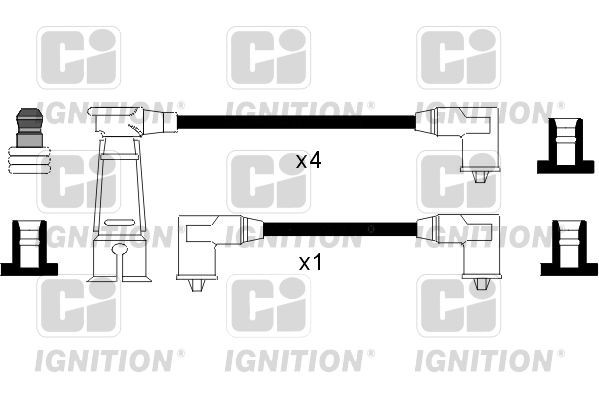 QUINTON HAZELL XC970: Süütesüsteemikomplekt 460mm, CI