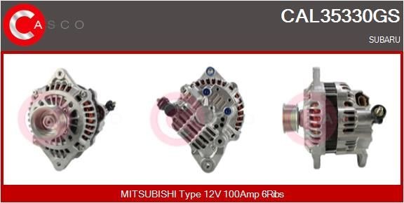 CASCO CAL15482AS: Alternator 120A