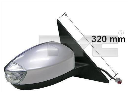 TYC 310-0122: Specchietto retrovisore esterno Sx