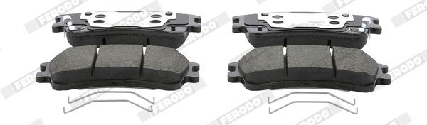 FERODO FDB1619: Stabdžių kaladėlės su priedais PREMIER ECO FRICTION