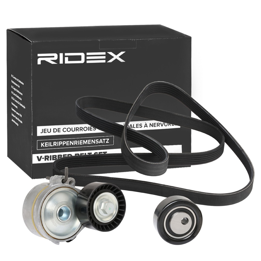 RIDEX 542R0131: V formos rumbuotas diržas, komplektas