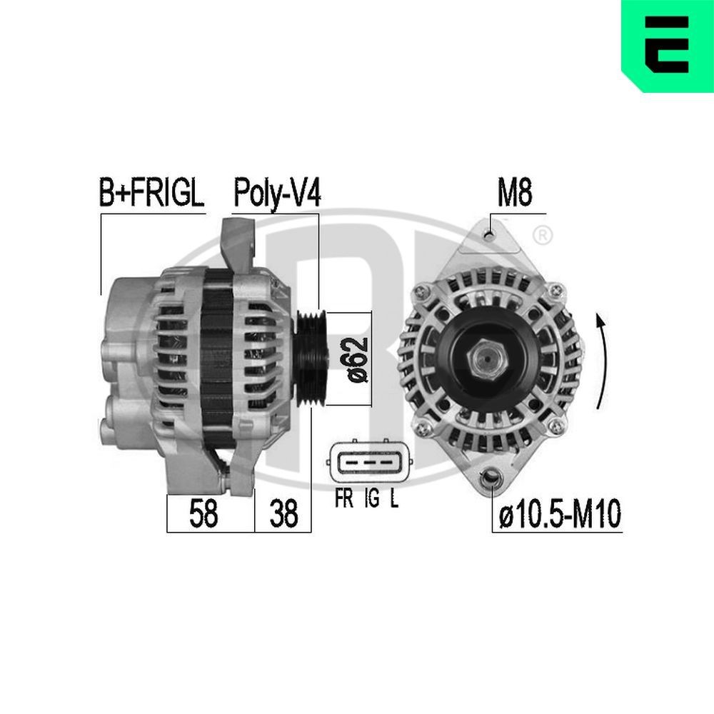 ERA 209540A: Laturi 70A