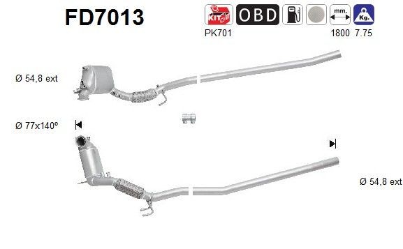 AS FD7013: Tahmafilter