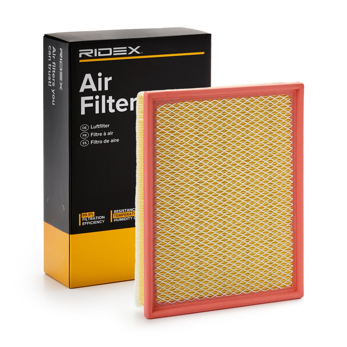 RIDEX 8A0982: Gaisa filtrs ar rupjās attīrīšanas filtru