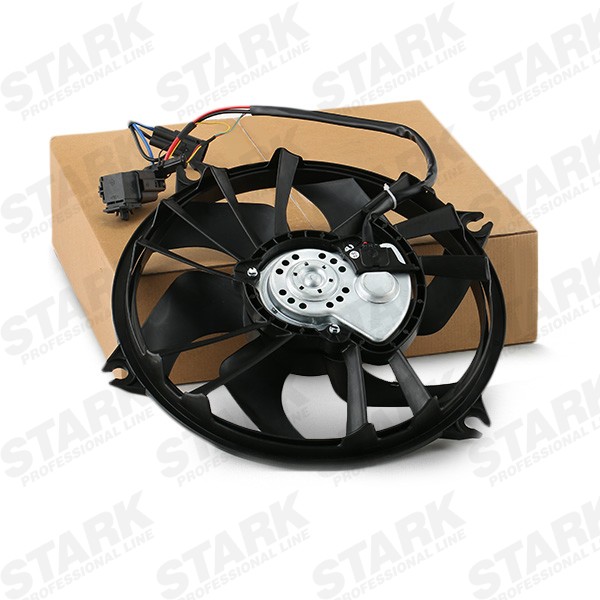 STARK SKRF-0300178: Ventilátor chladenia motora 415mm, bez ramu vetraka chladica, s záťažovým odporom, so zabudovanym relé